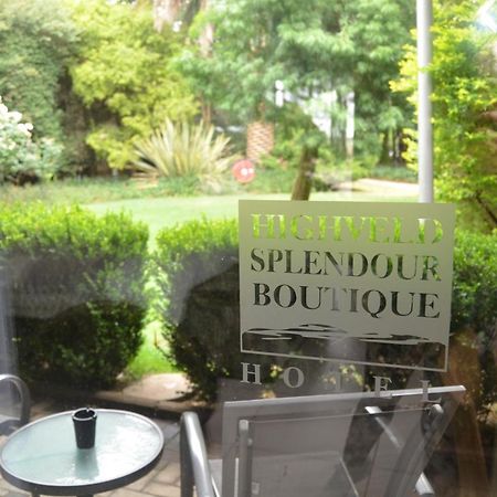 ארמלו Highveld Splendour Boutique Bed And Breakfast מראה חיצוני תמונה
